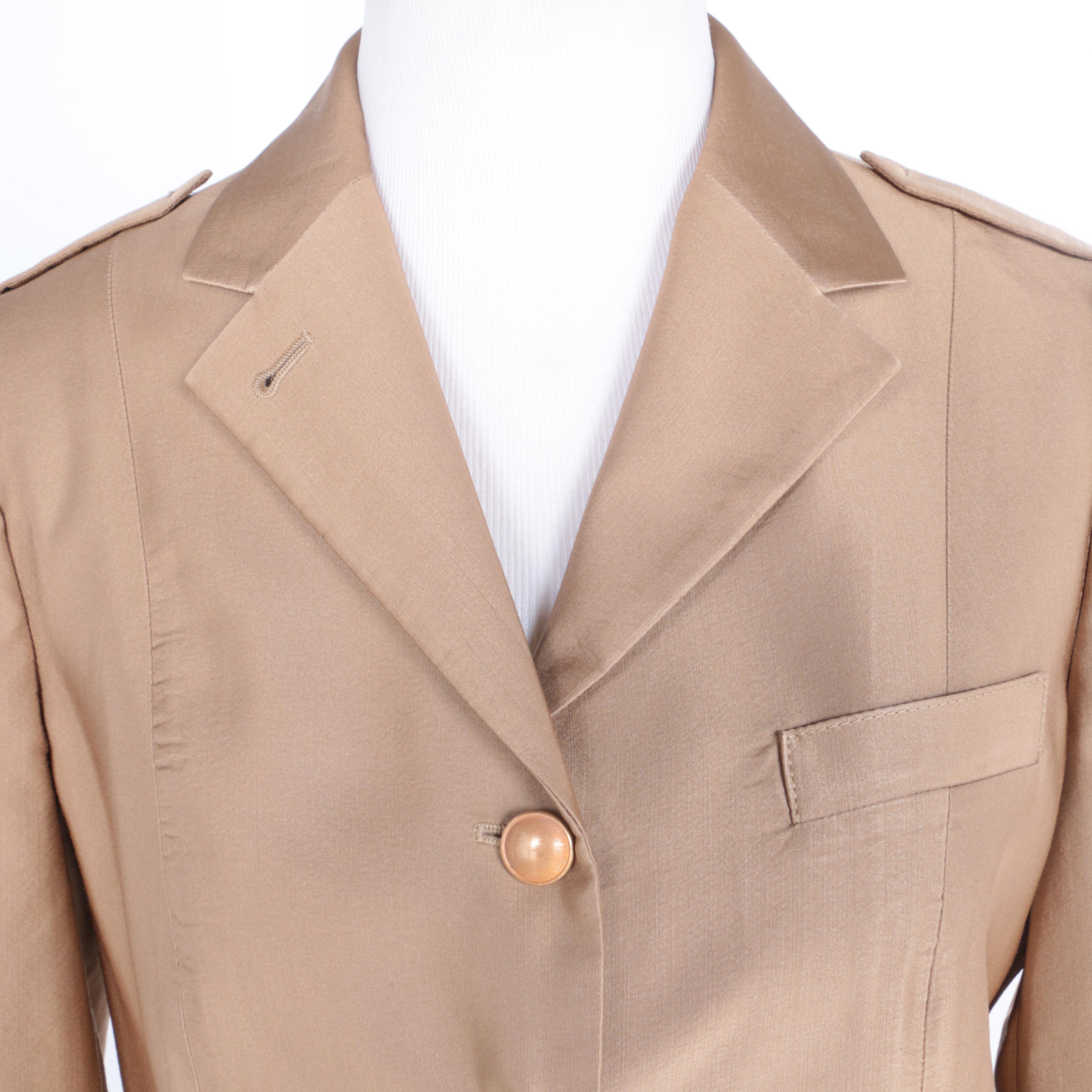 Women's Prada Wool Silk Blend Pantsuit