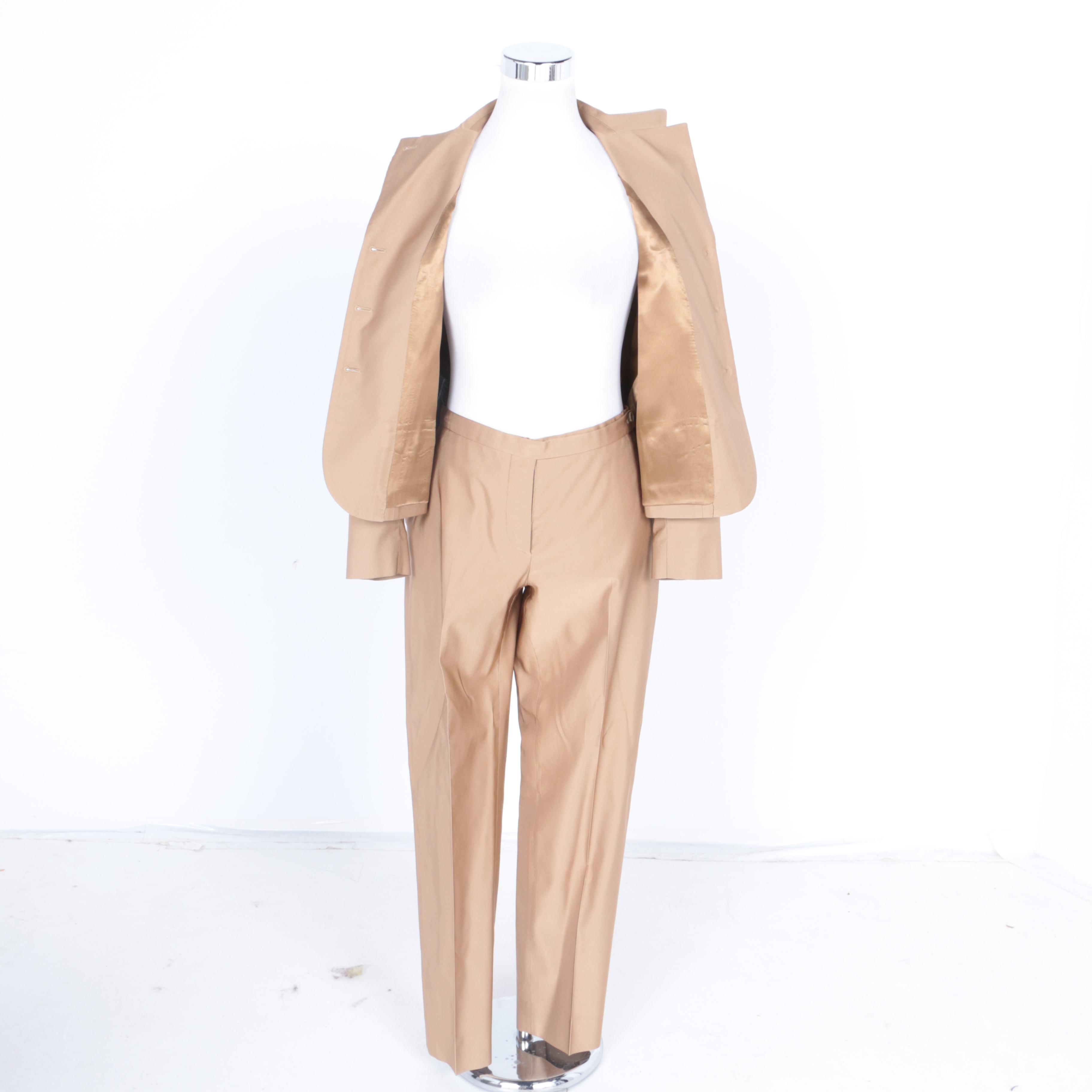 Women's Prada Wool Silk Blend Pantsuit