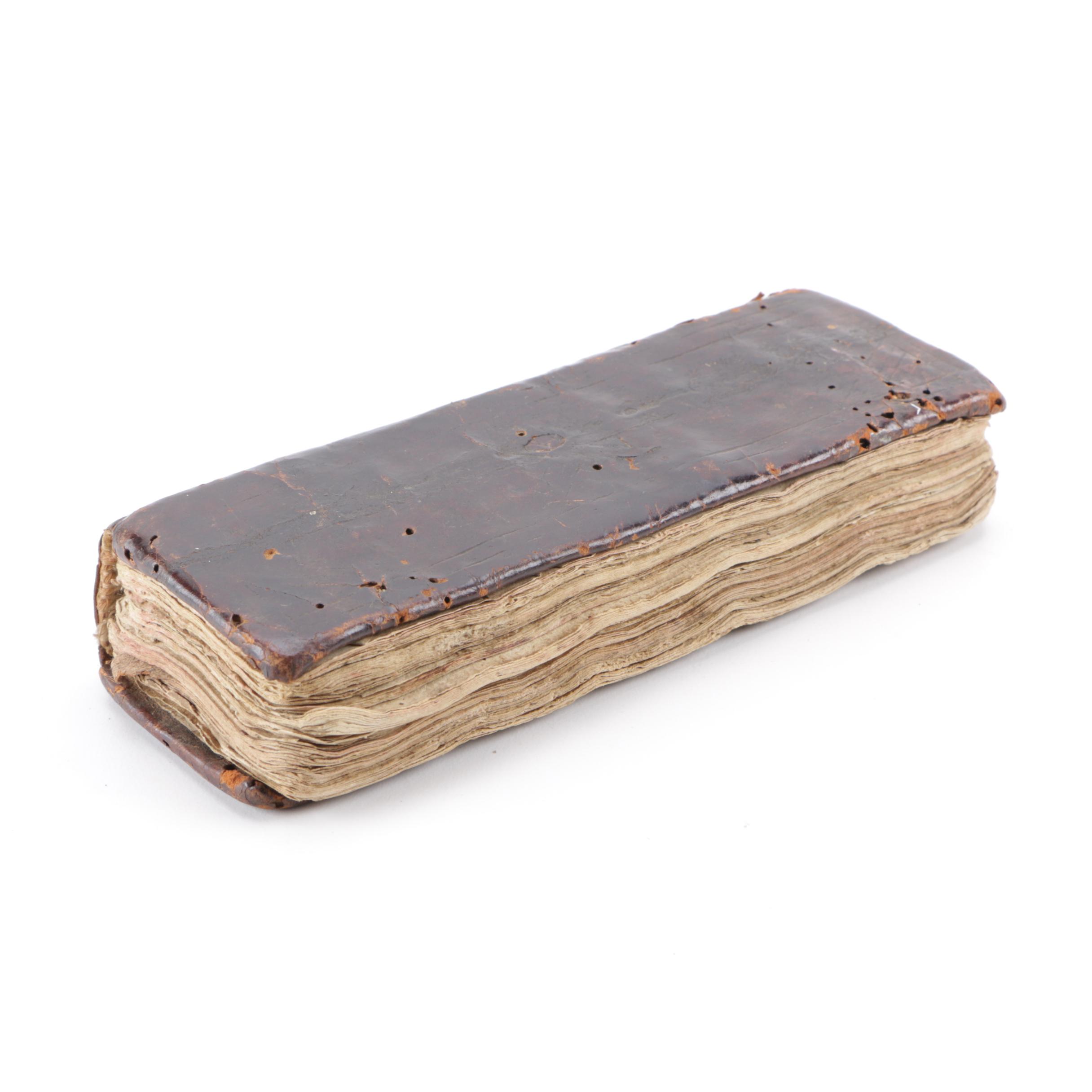 Antique Yemenite Liturgy in Hebrew