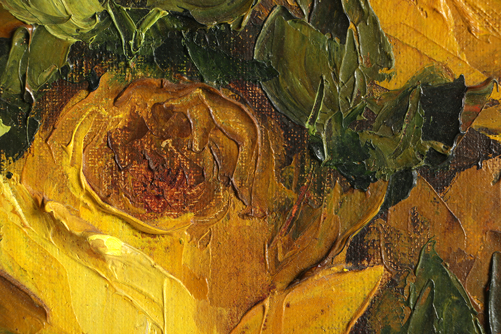Georgia Rafton Oil Painting on Canvas Floral Still Life
