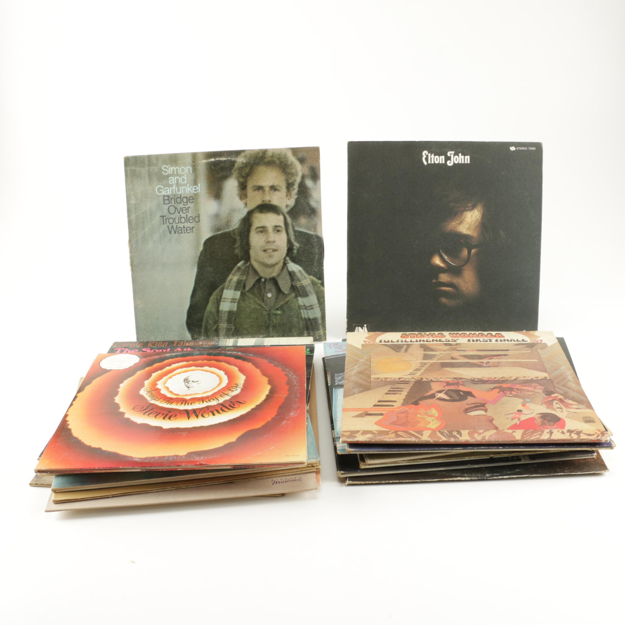 Stevie Wonder, Billy Joel and Other Rock/Pop Songwriter LPs