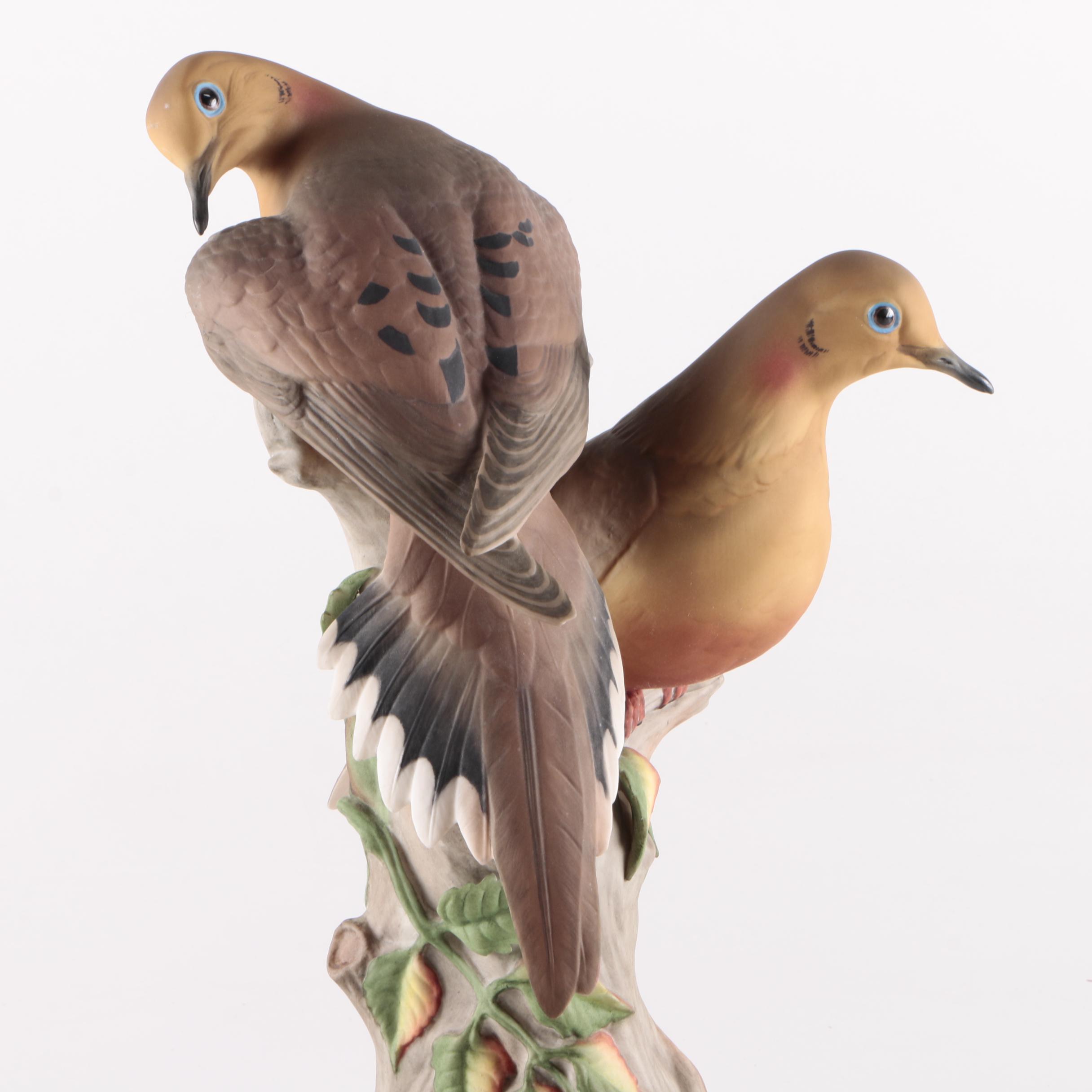 Boehm Limited Edition Porcelain "Mourning Doves" Figurine