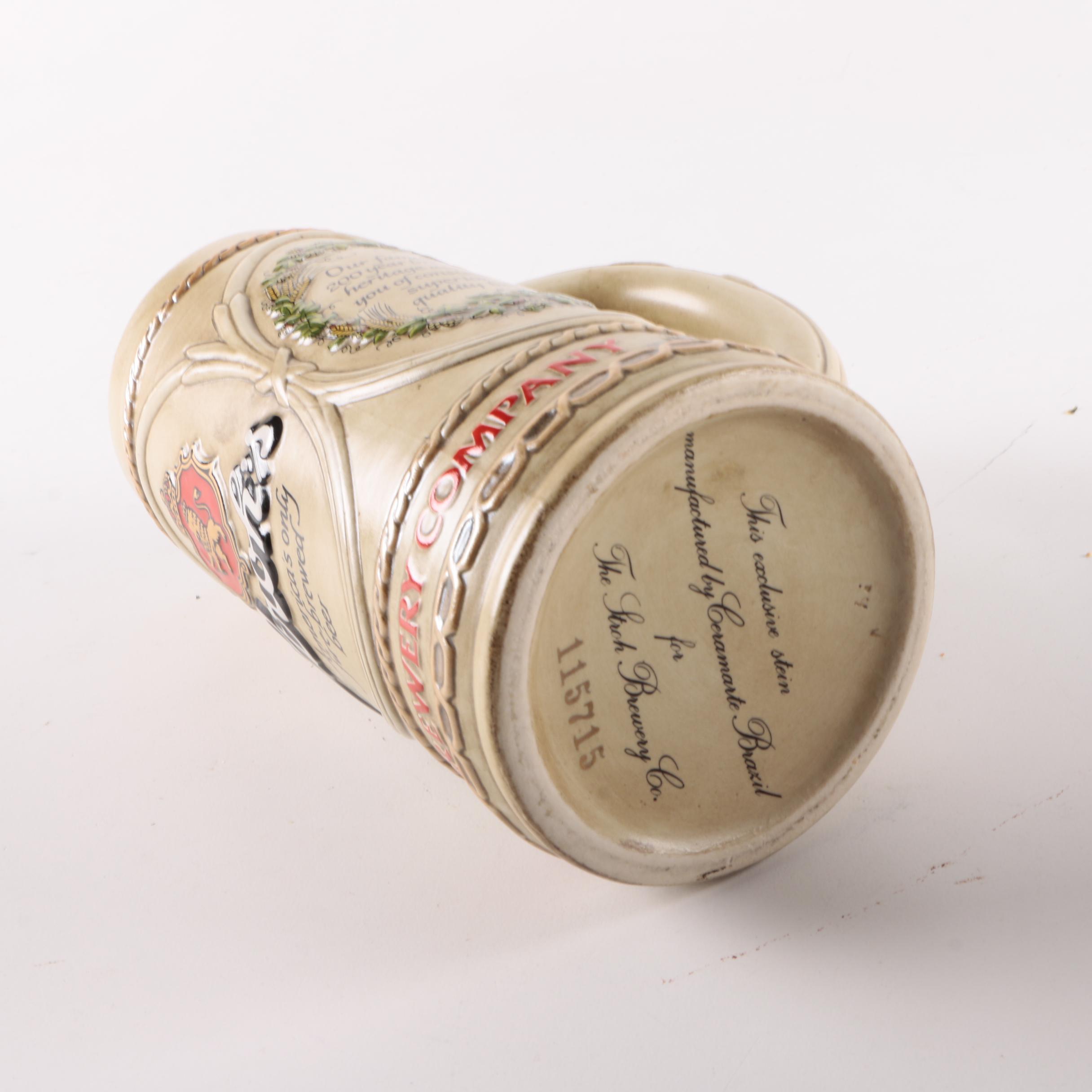 Decorated Ceramic Beer Steins