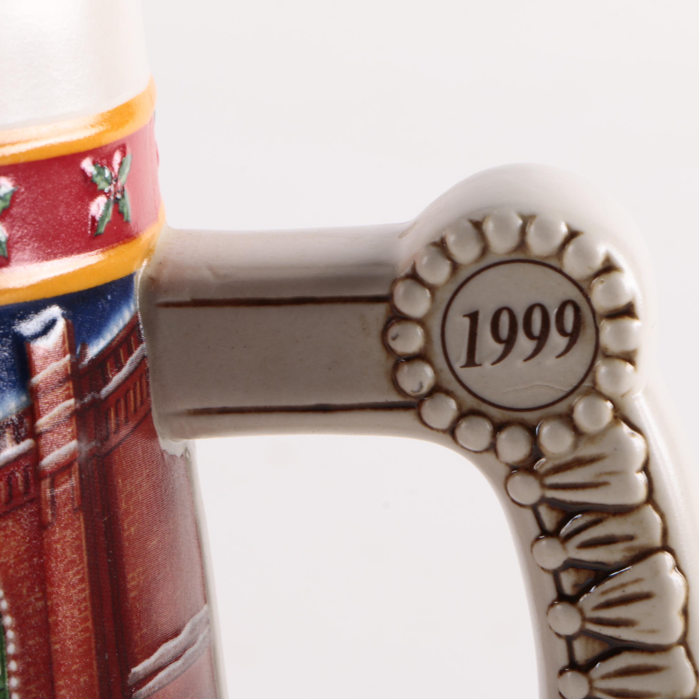 Decorated Ceramic Beer Steins