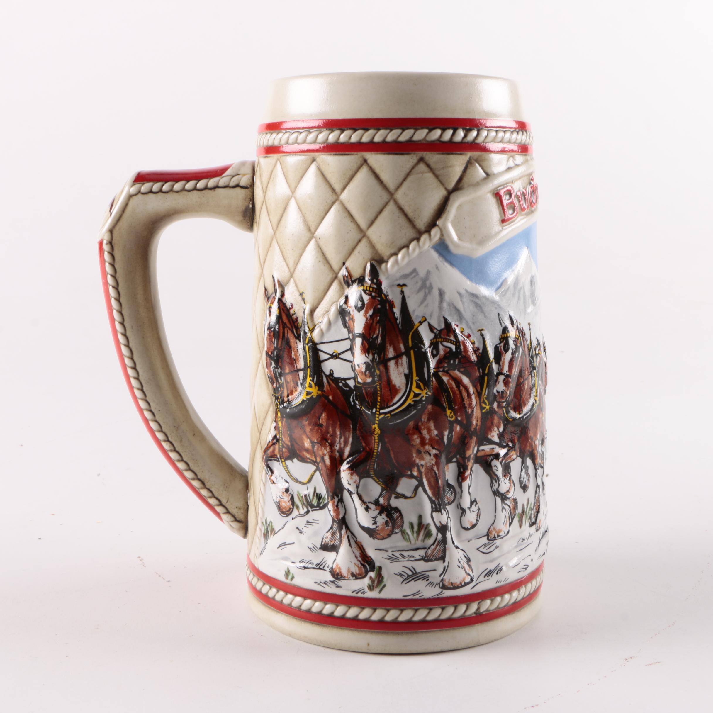 Decorated Ceramic Beer Steins