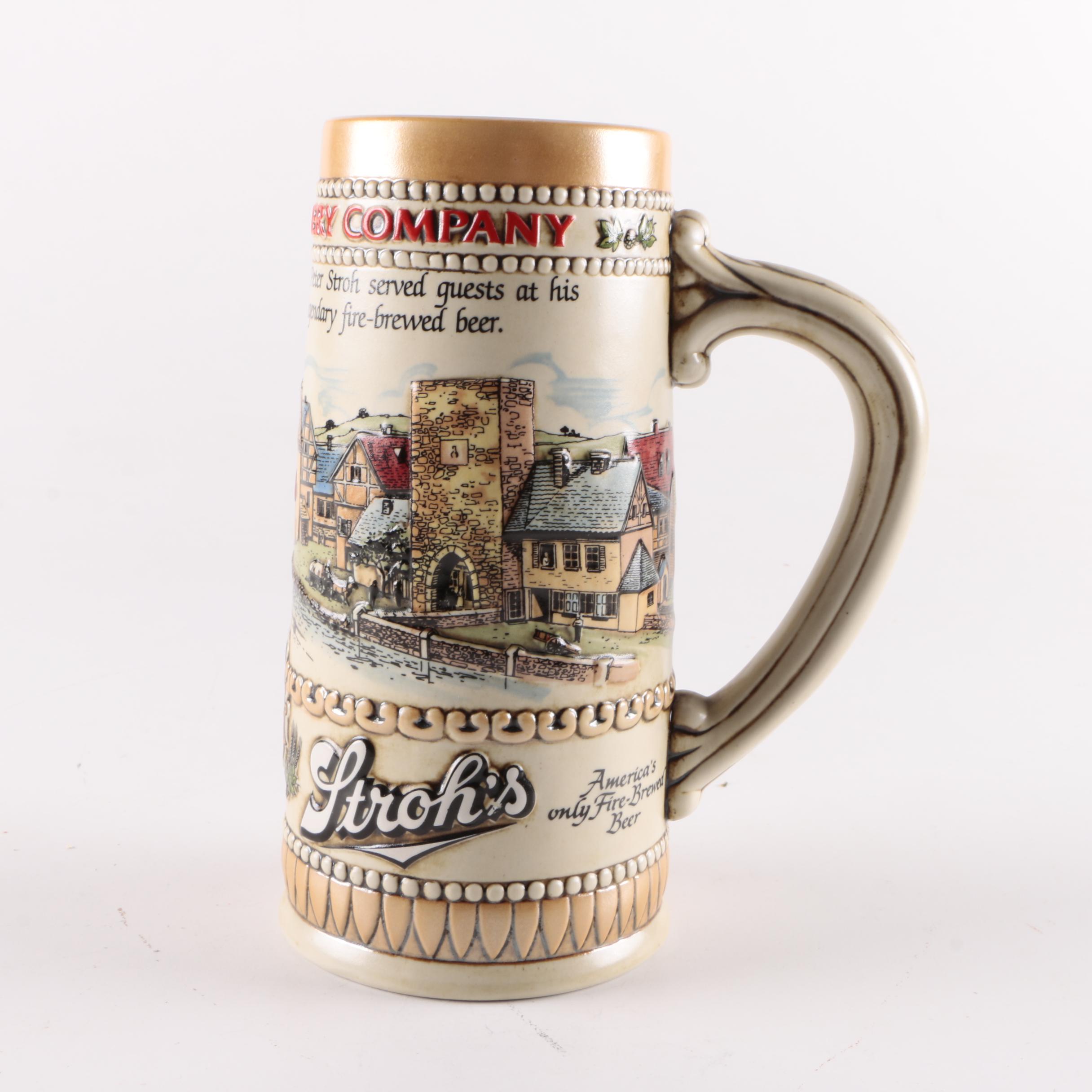 Decorated Ceramic Beer Steins
