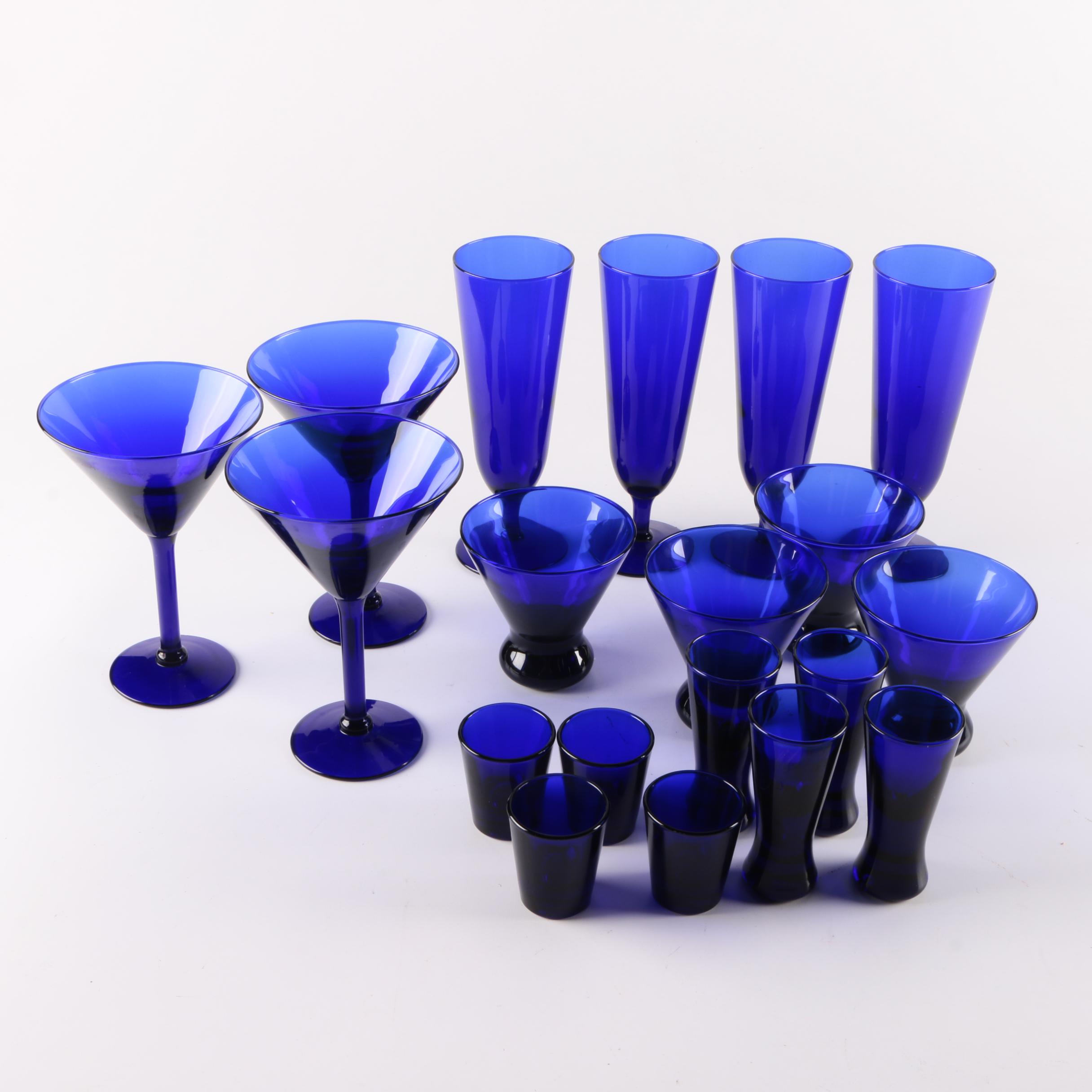 Cobalt Blue Glassware
