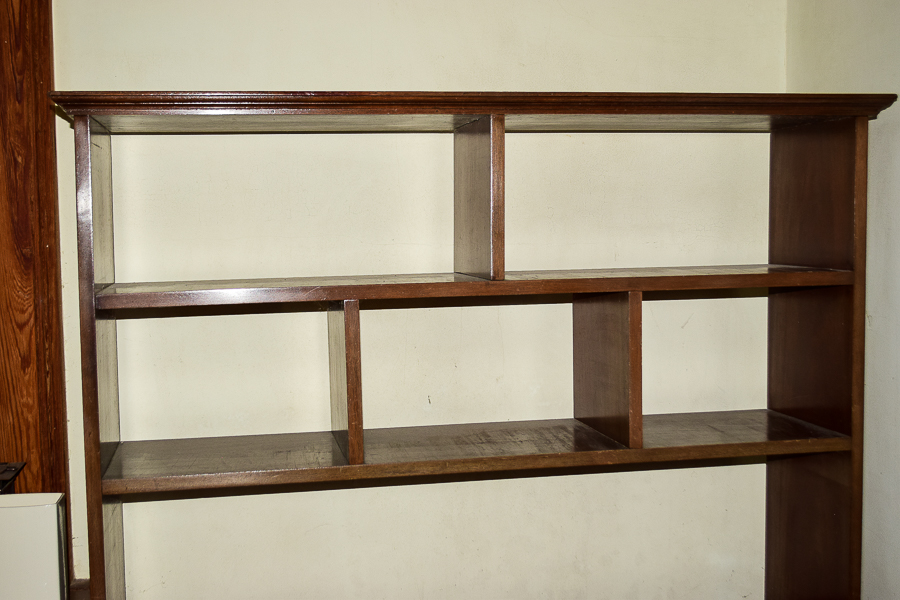 Mahogany Vintage Bookcase with Cabinet