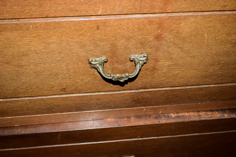 Mahogany Vintage Bookcase with Cabinet