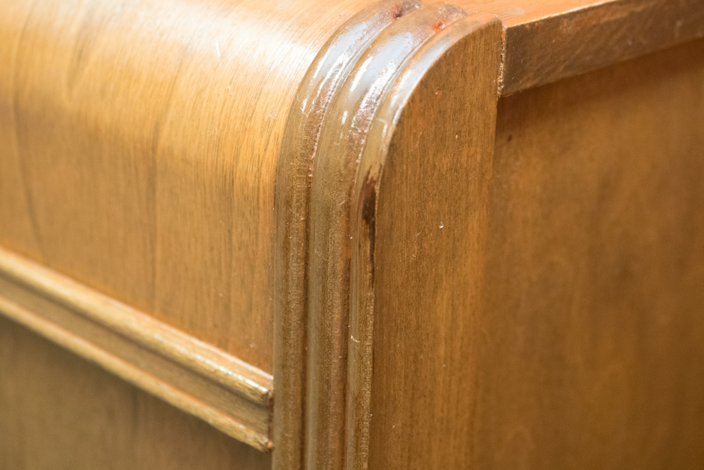 Art Deco Wooden Chest Of Drawers