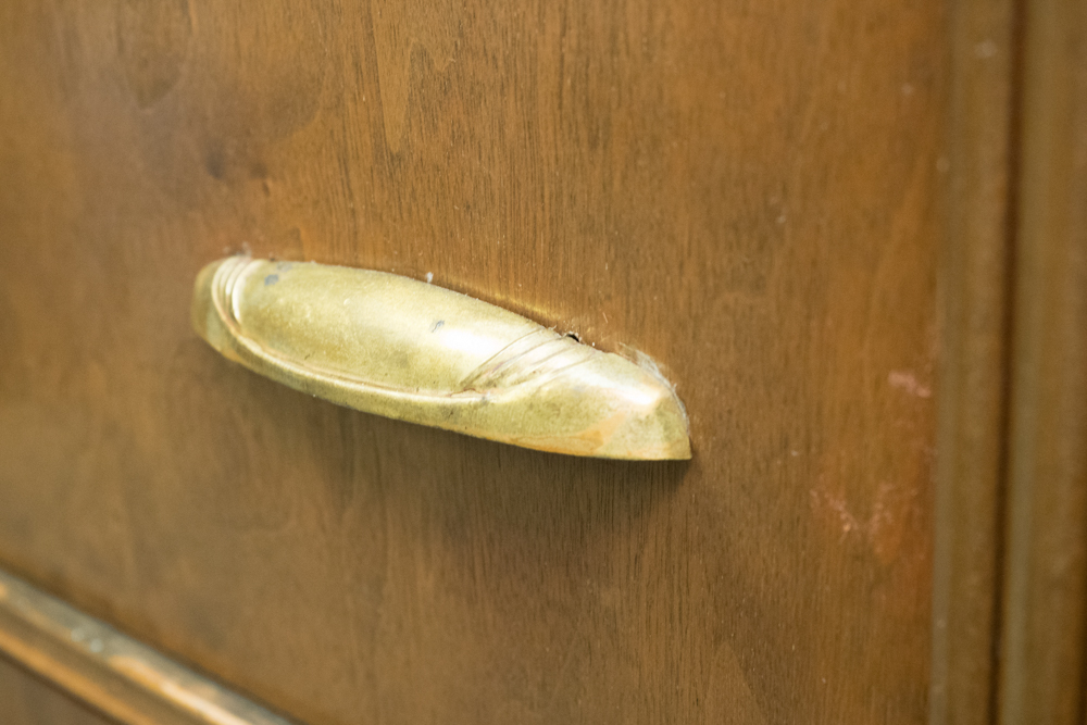 Art Deco Wooden Chest Of Drawers