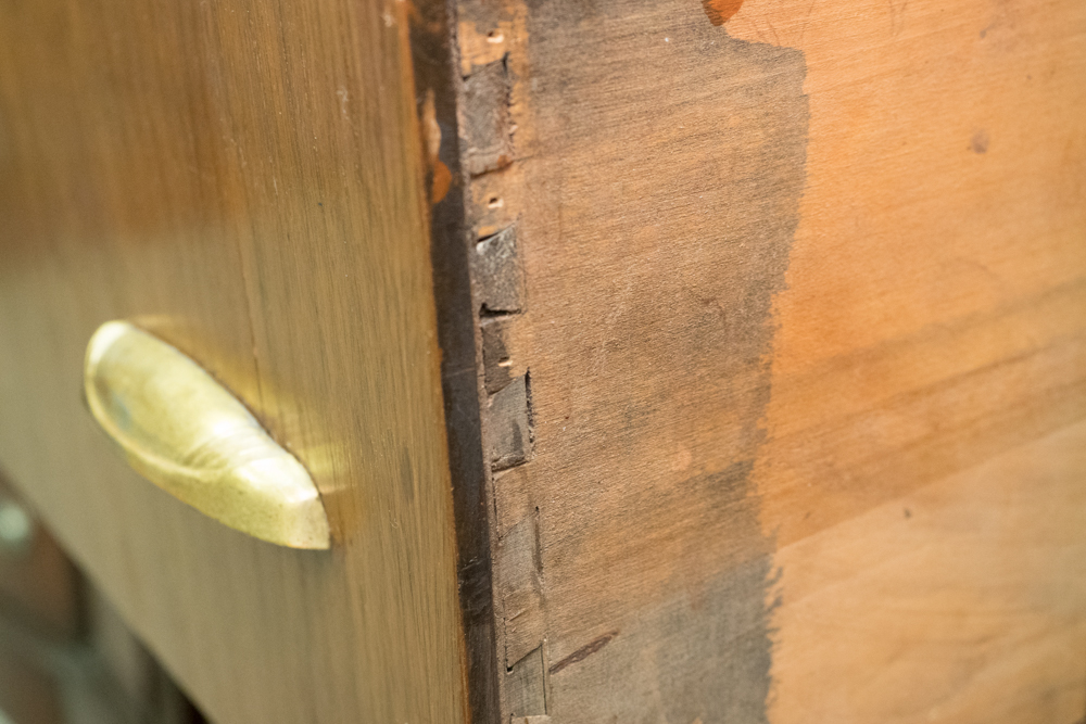 Art Deco Wooden Chest Of Drawers