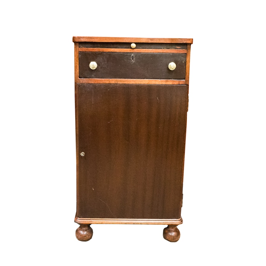 Vintage Cocktail Cabinet with Pull Out Tray
