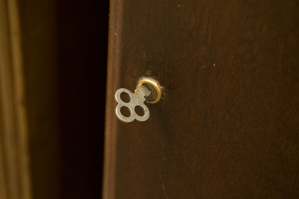Vintage Cocktail Cabinet with Pull Out Tray