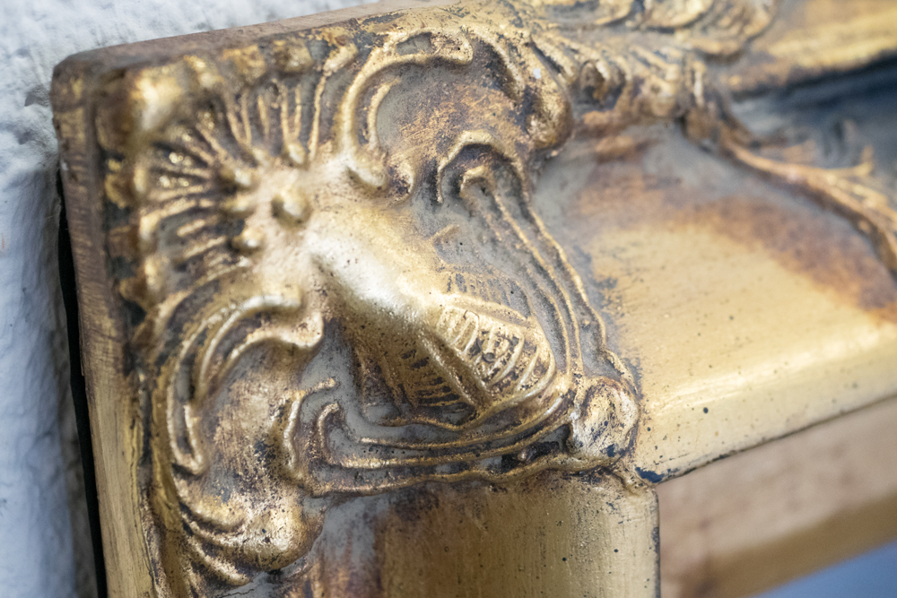 Black and Gold Wall Mirror