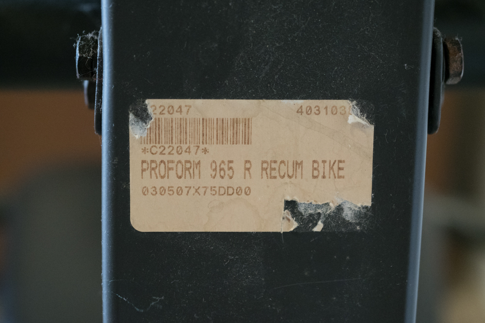 Pro-Form 965R Silent Magnetic Resistance Recumbent Bike