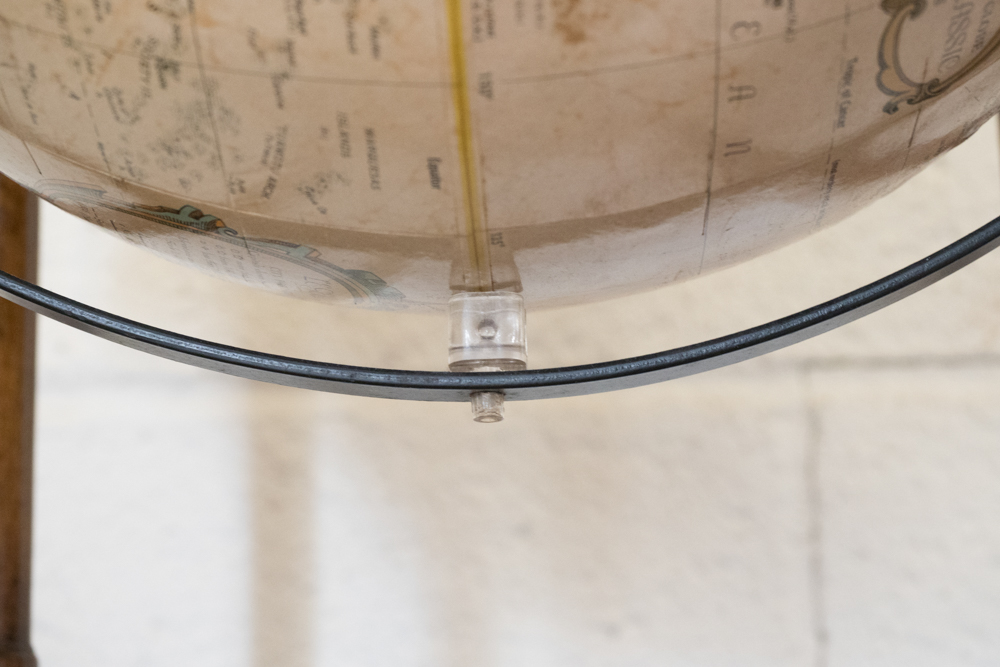 12" Globe on Bamboo Style Stand