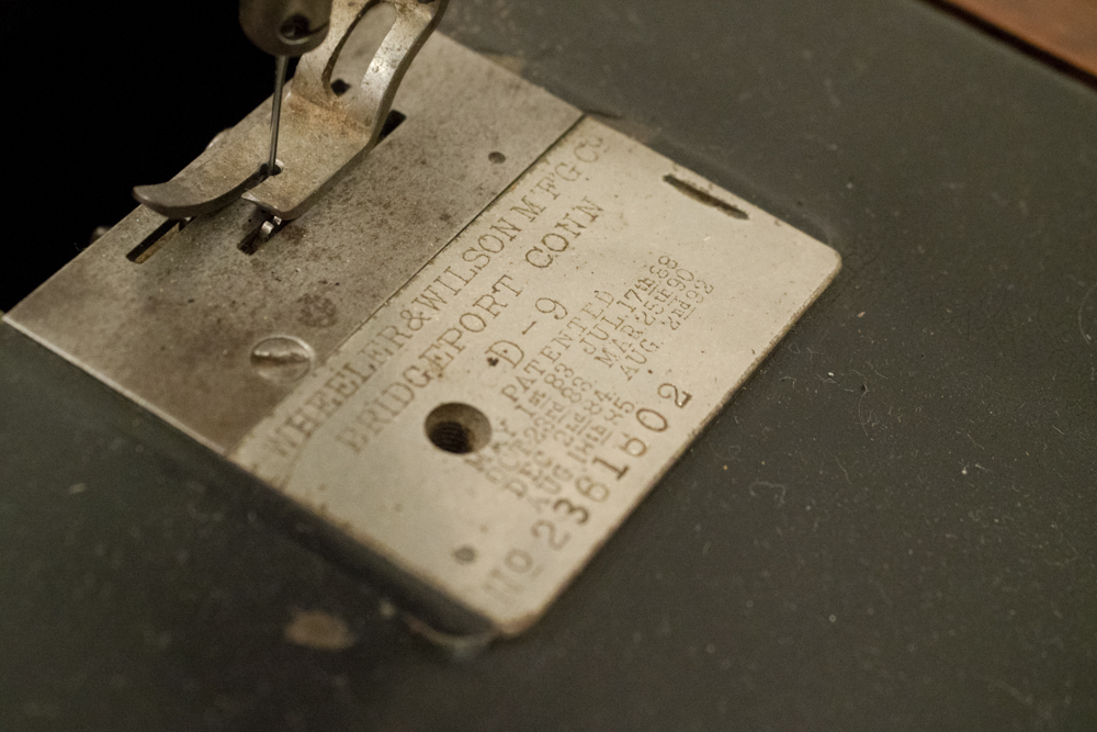 Antique Wheeler & Wilson Treadle Sewing Machine and Cabinet