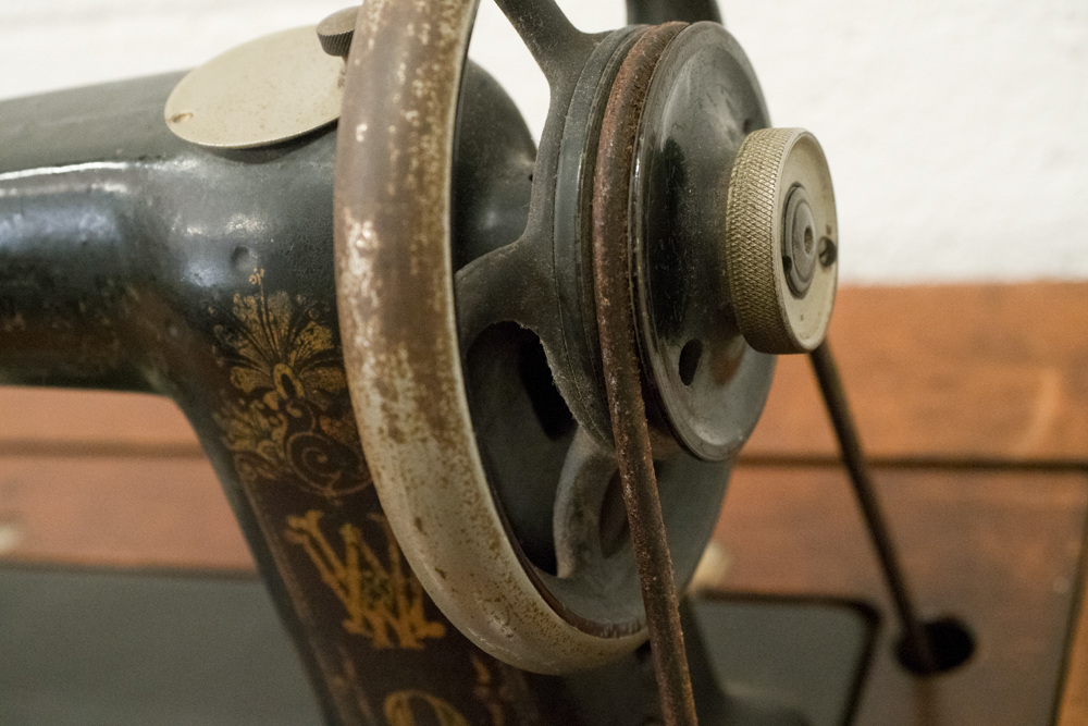 Antique Wheeler & Wilson Treadle Sewing Machine and Cabinet