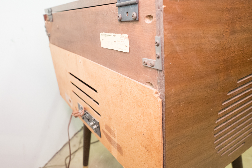 Mid Century Modern Electrophonic Record Player Cabinet