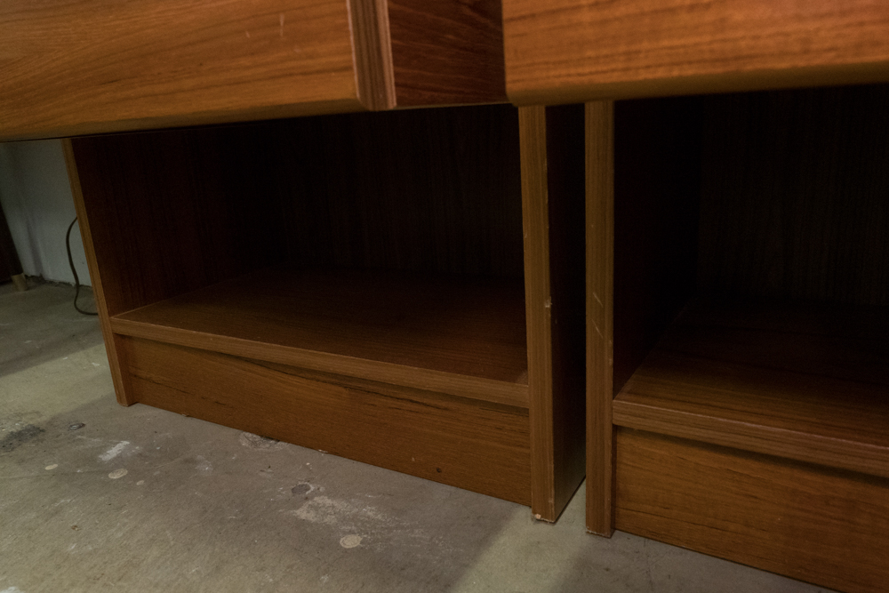 Pair of Teak Nightstands