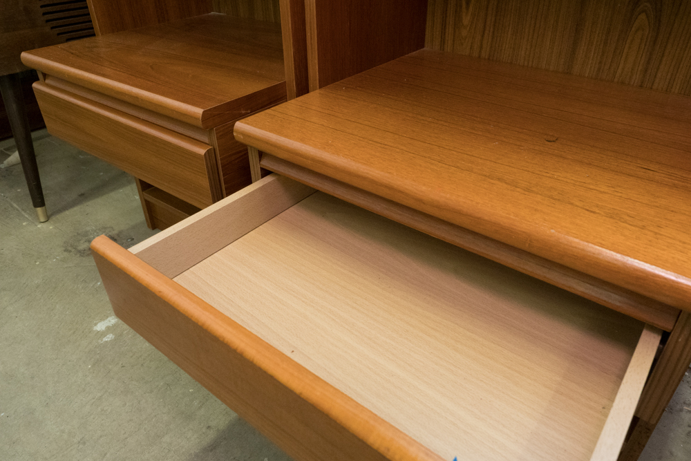 Pair of Teak Nightstands