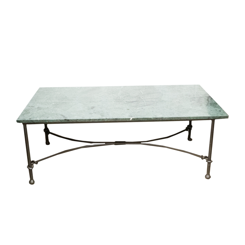 Italian Custom Made Marble Topped Coffee Table