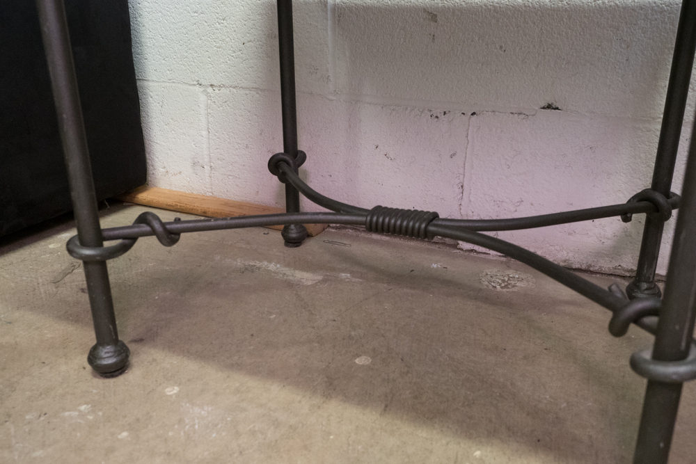 Italian Custom Made Marble Topped Side Tables