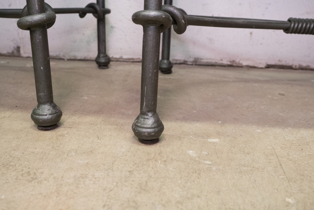 Italian Custom Made Marble Topped Side Tables