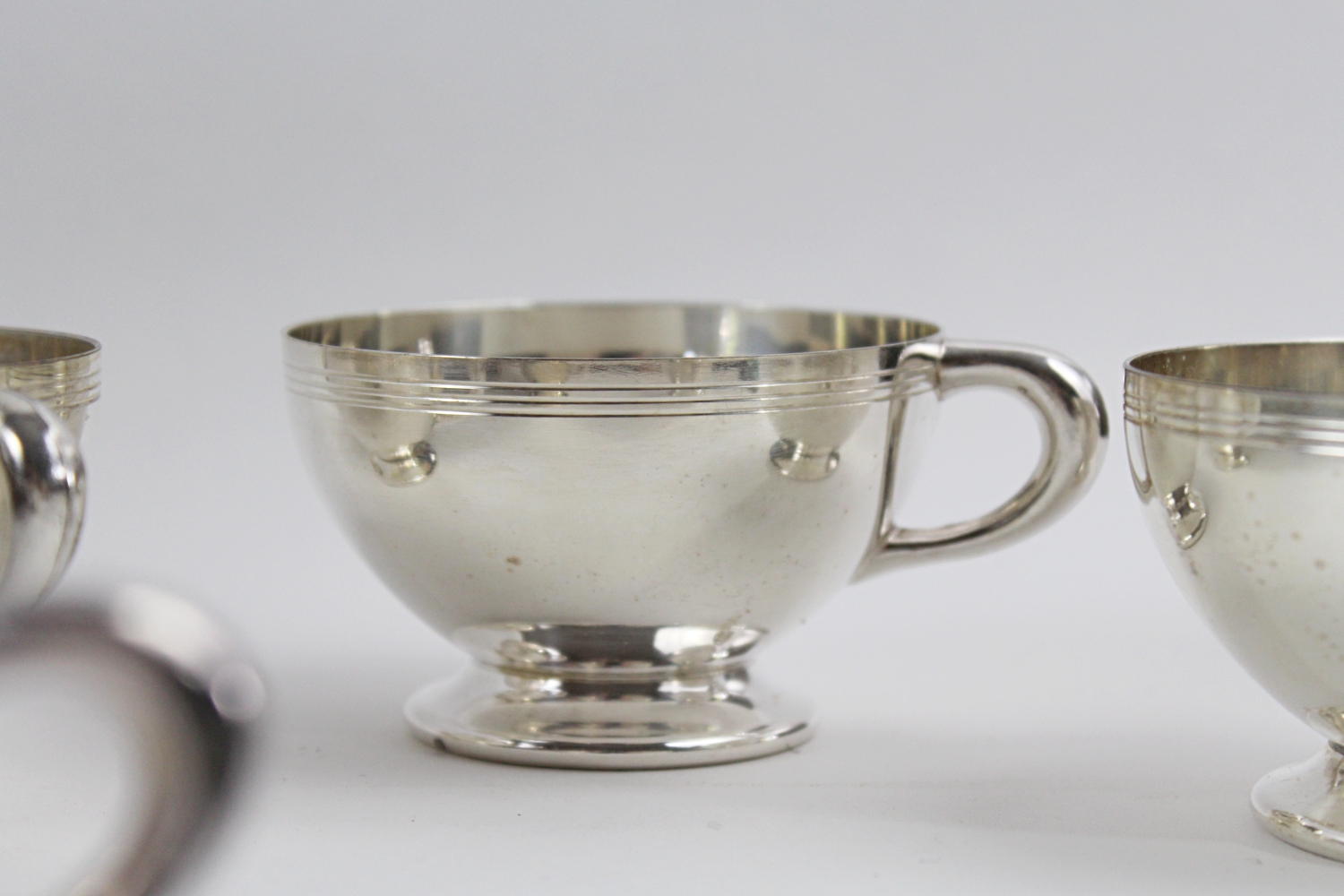 William Rogers Silver Plate Punch Bowl and Serving Tray