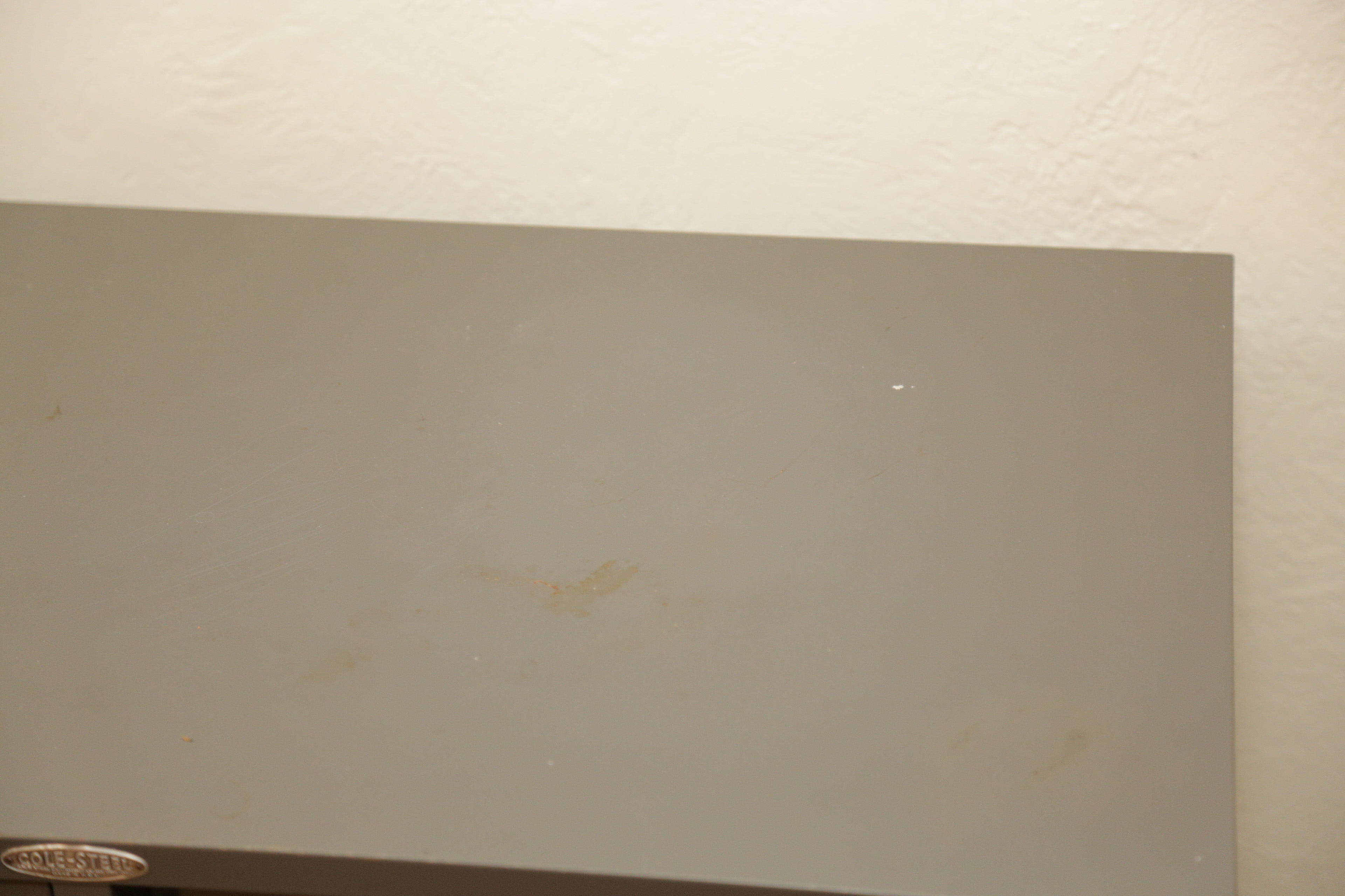 Cole-Steel Metal Filing Cabinet with Safe