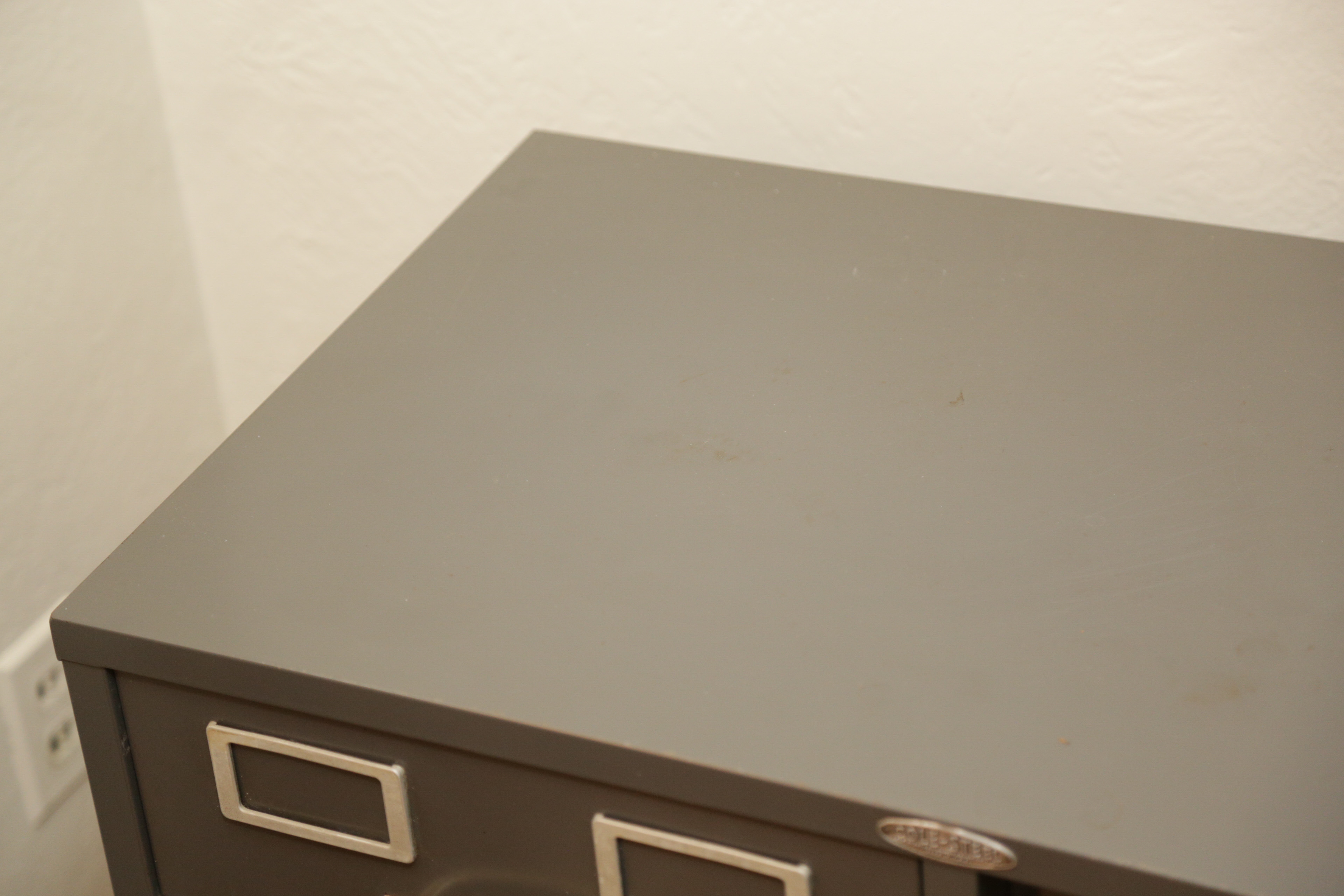 Cole-Steel Metal Filing Cabinet with Safe