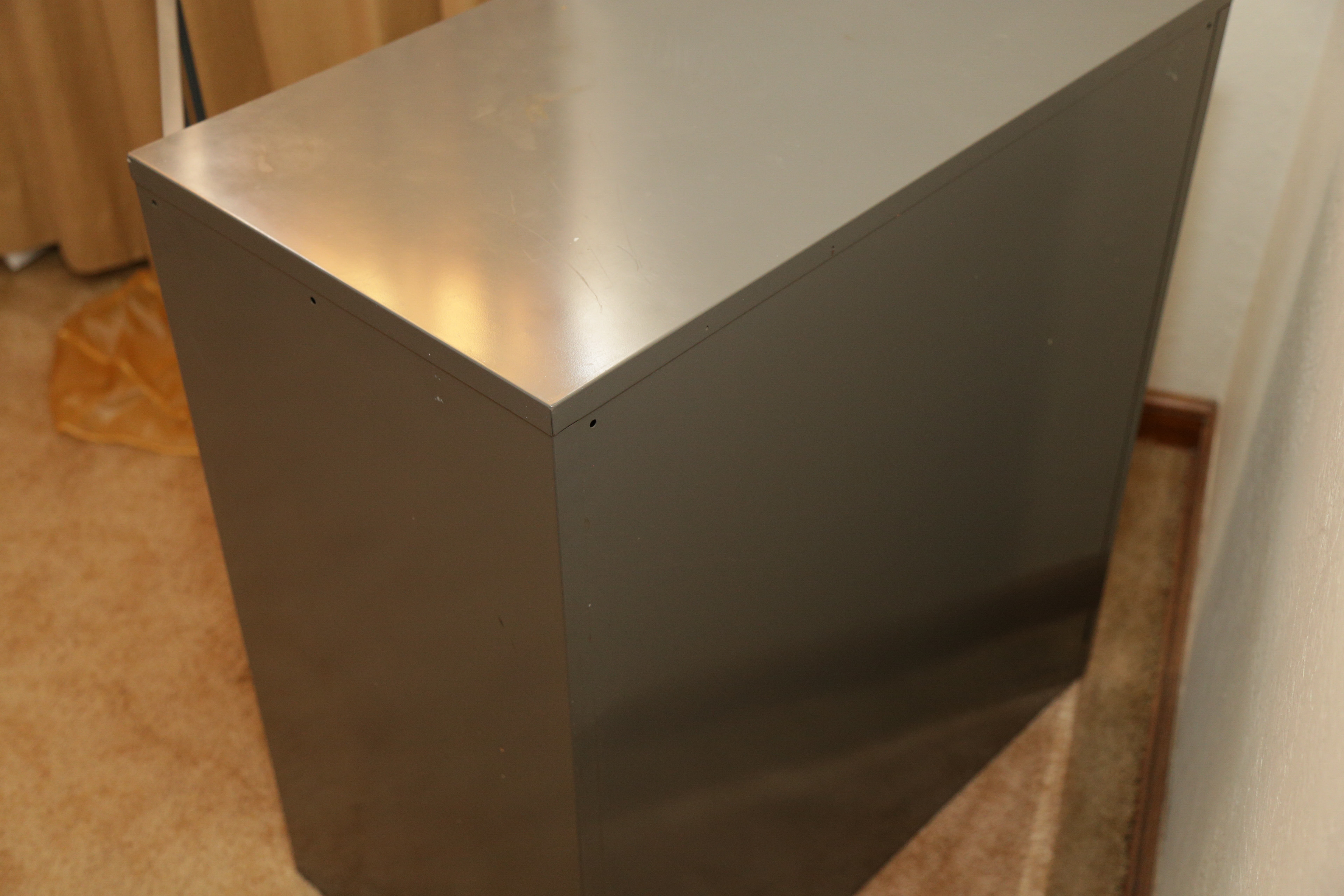 Cole-Steel Metal Filing Cabinet with Safe