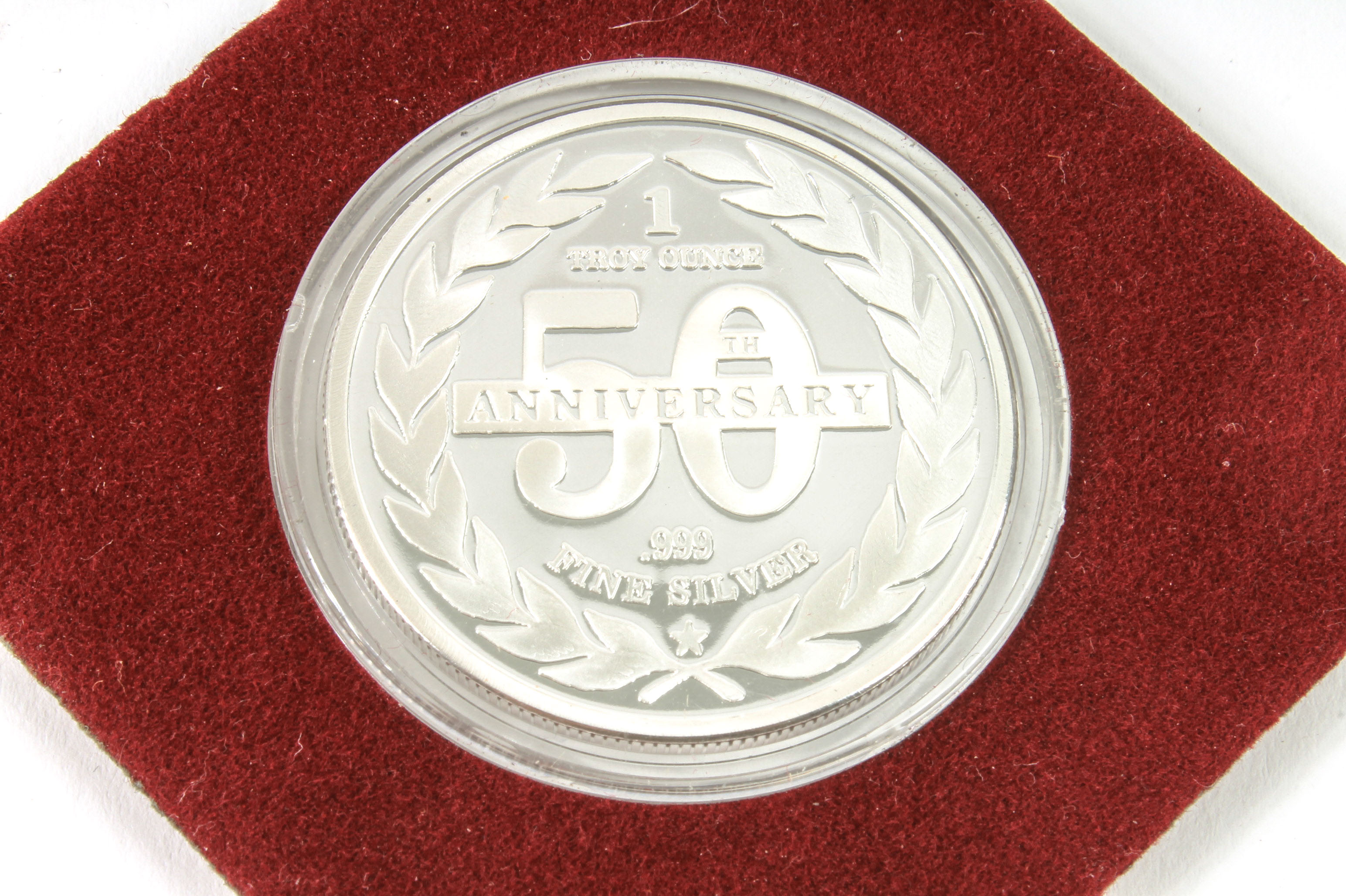 Fine Silver Sturgis 50th Anniversary Medallion