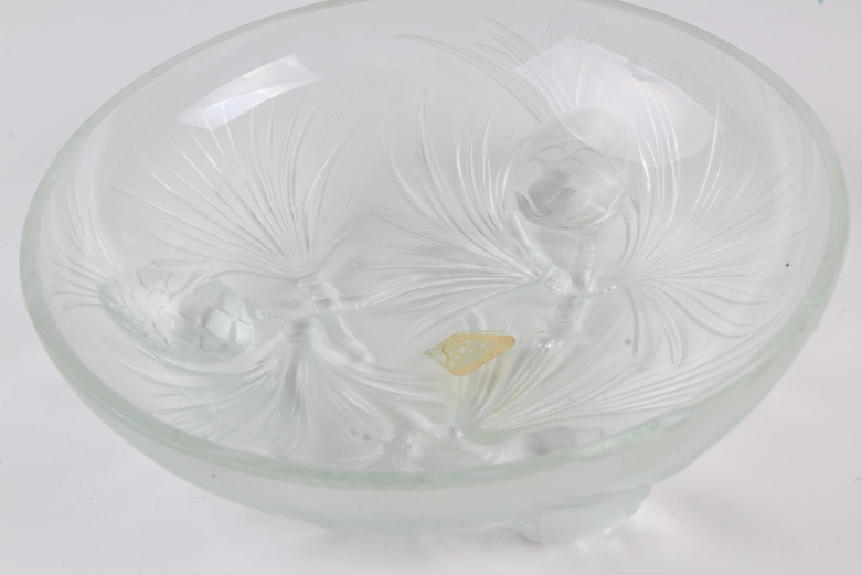 Verlys Footed Glass Dish