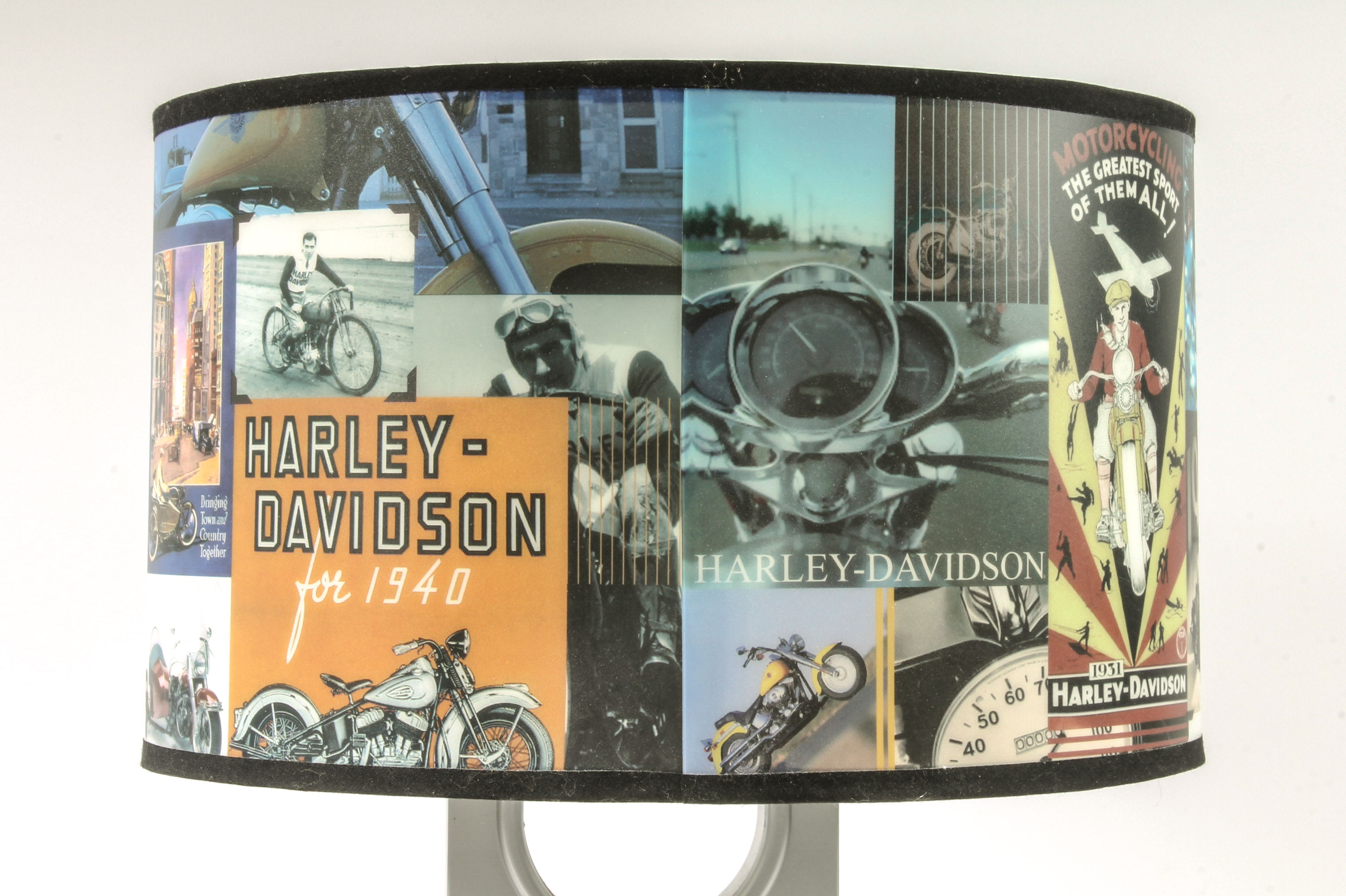 Harley-Davidson Lamp and Telephone
