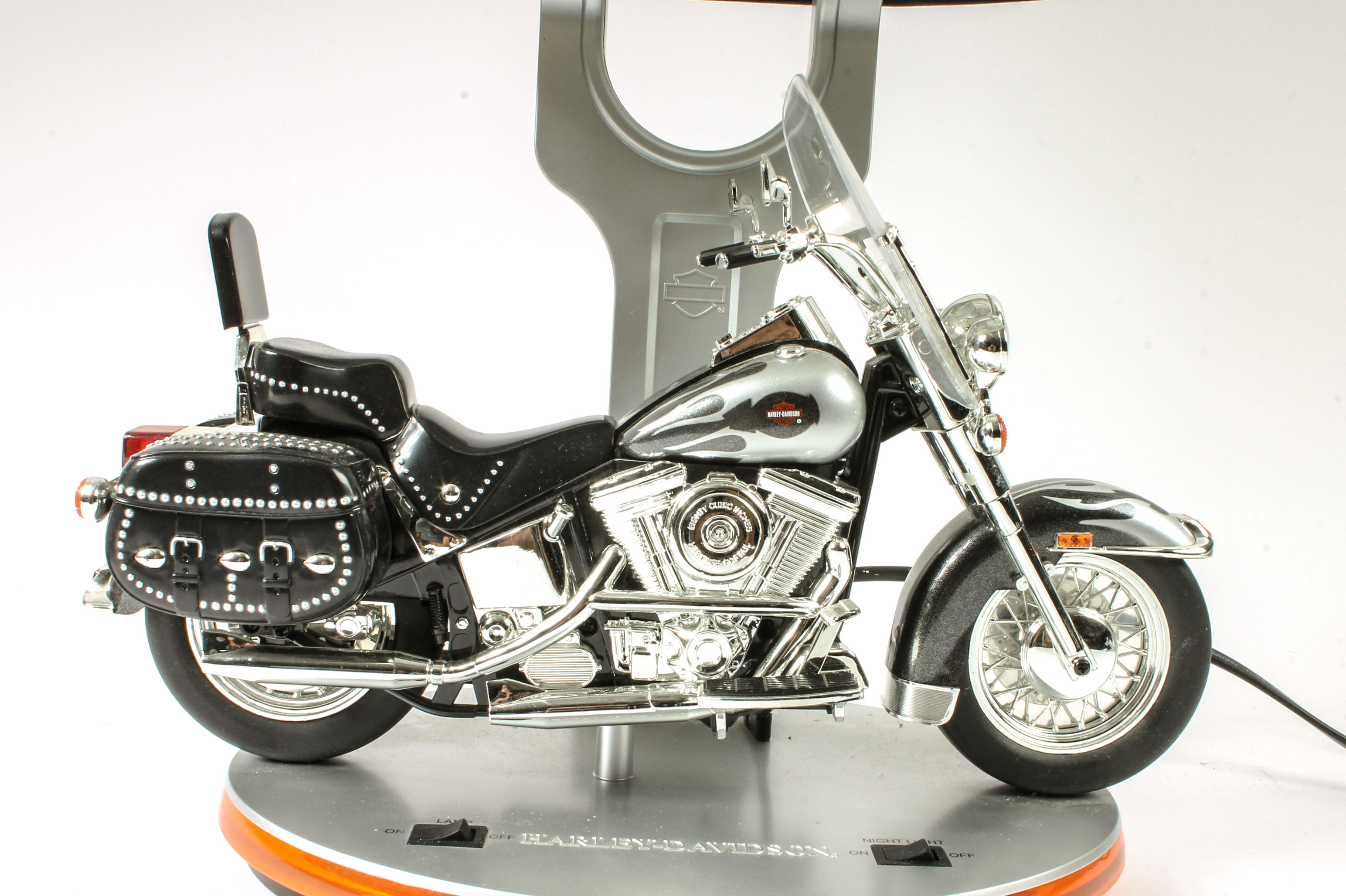 Harley-Davidson Lamp and Telephone