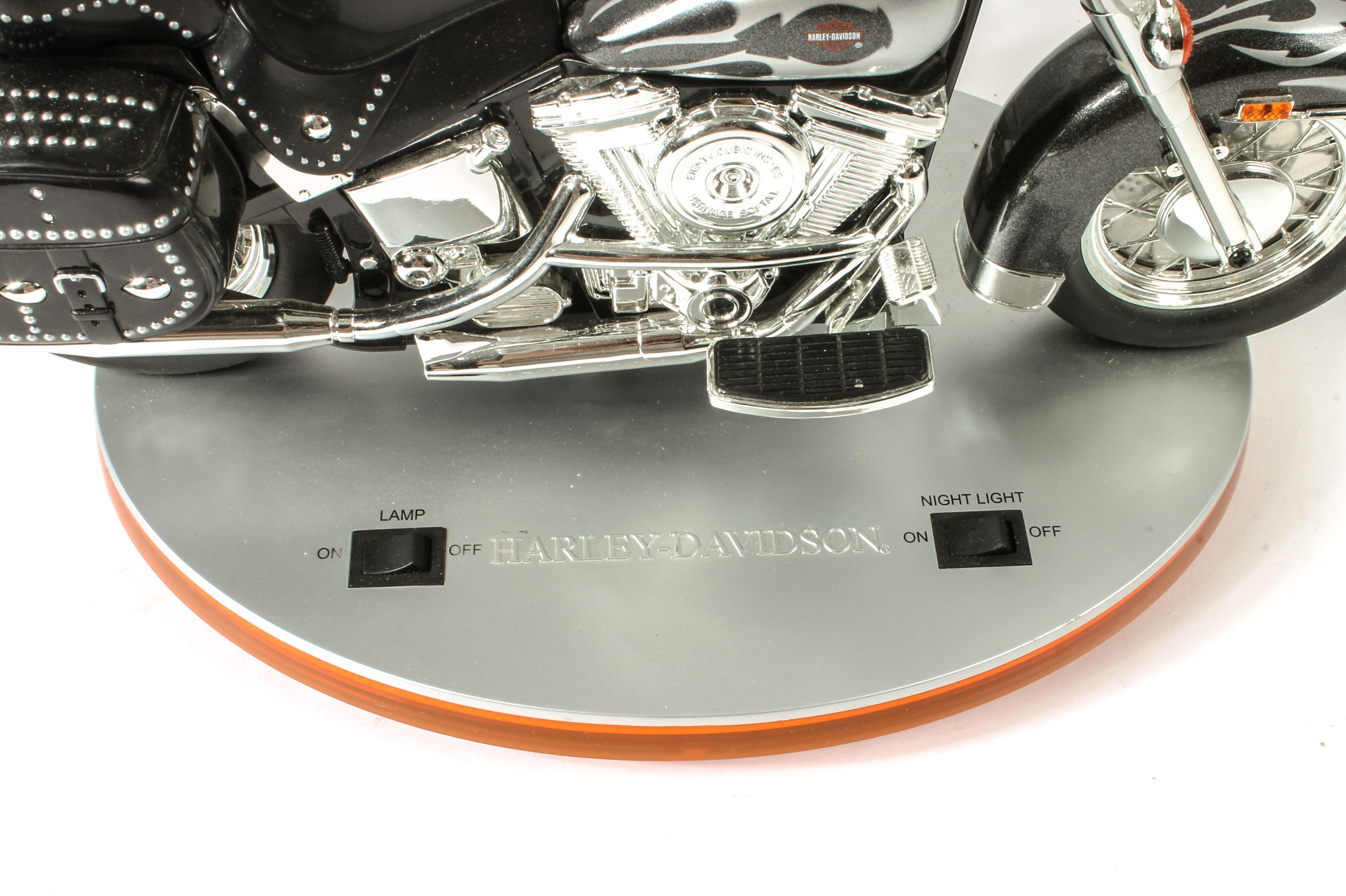 Harley-Davidson Lamp and Telephone