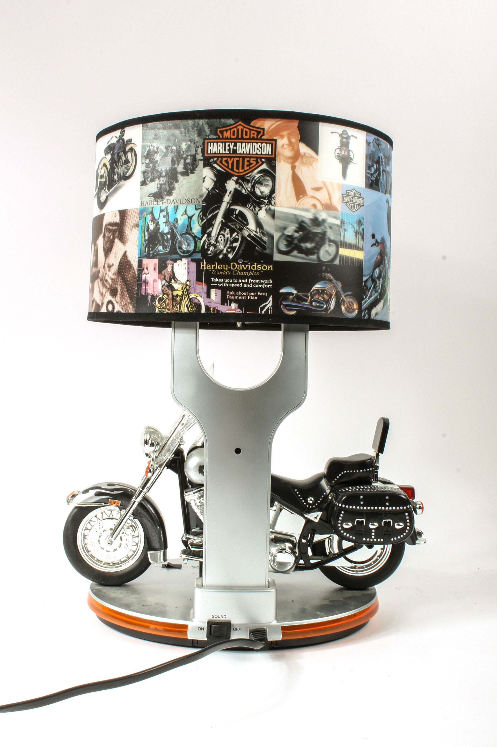 Harley-Davidson Lamp and Telephone