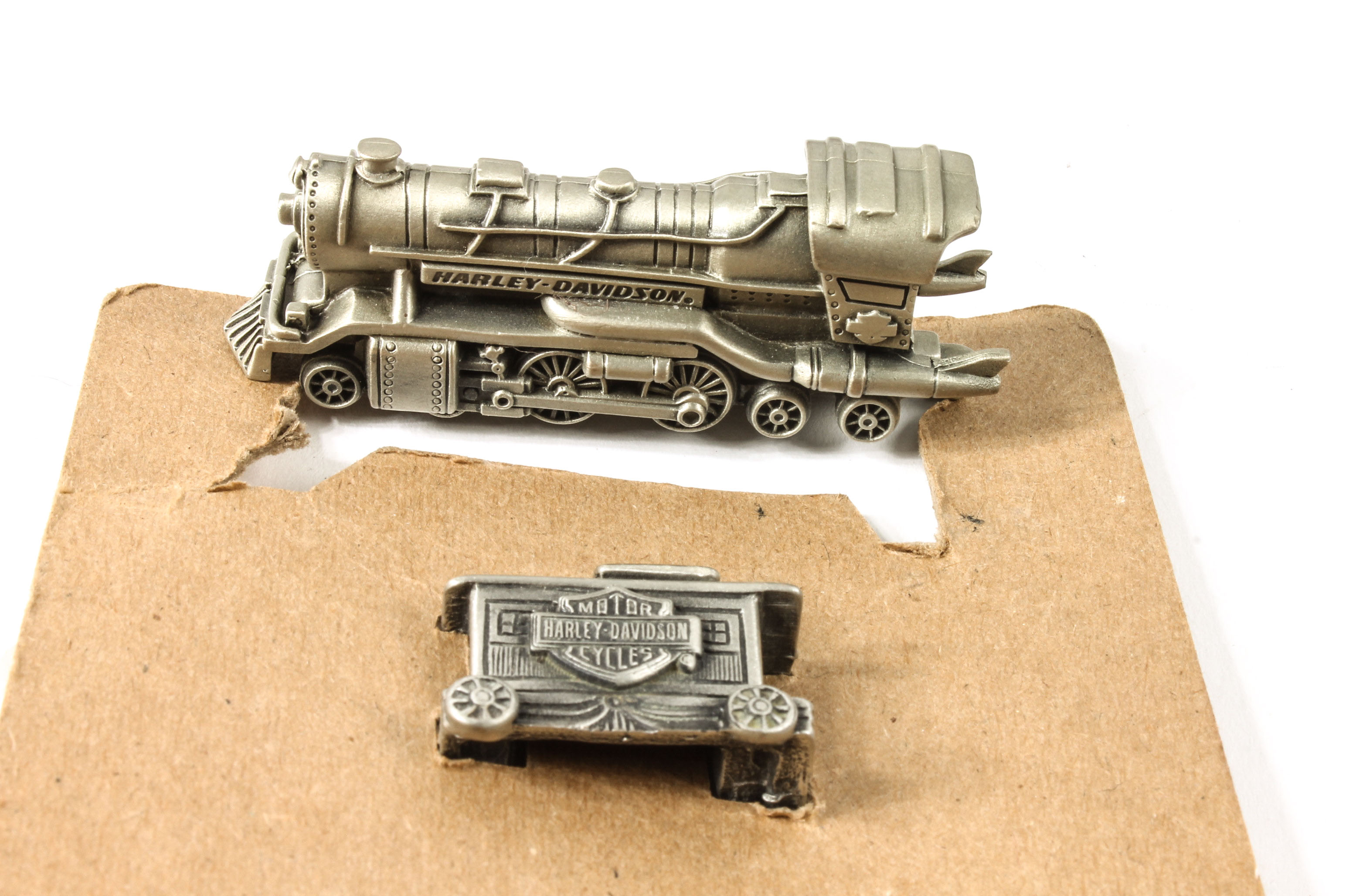 Harley-Davidson Pewter Train Miniatures