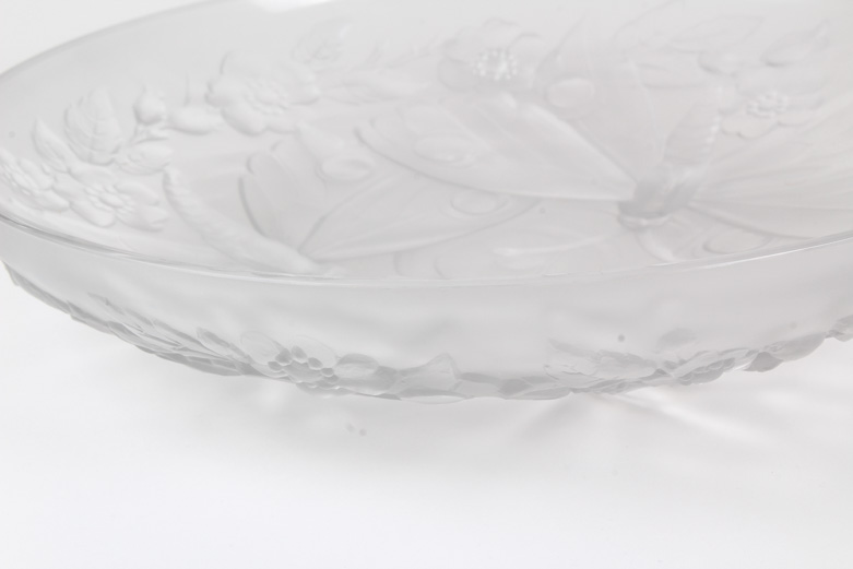 Vintage Verlys Pressed Glass Bowl