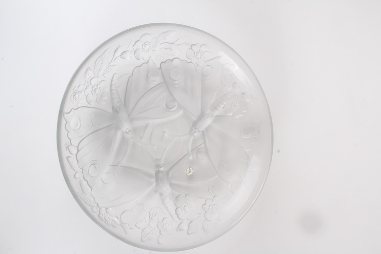 Vintage Verlys Pressed Glass Bowl