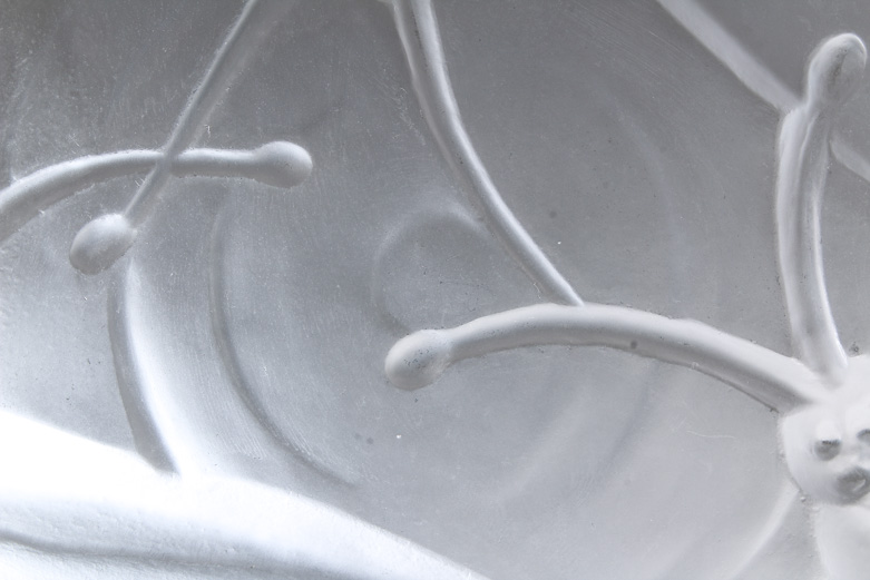 Vintage Verlys Pressed Glass Bowl