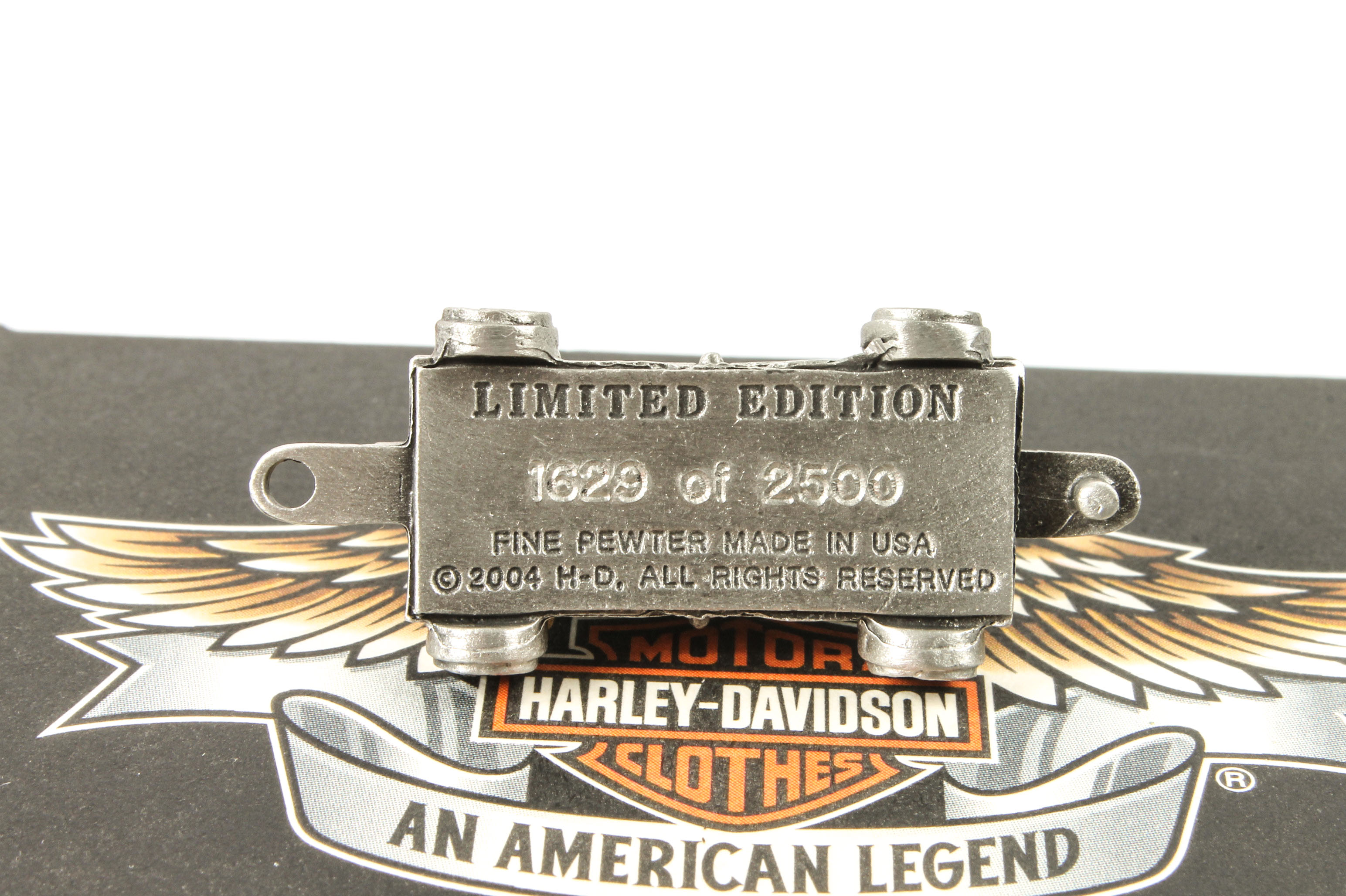 Harley-Davidson Pewter Train Miniatures