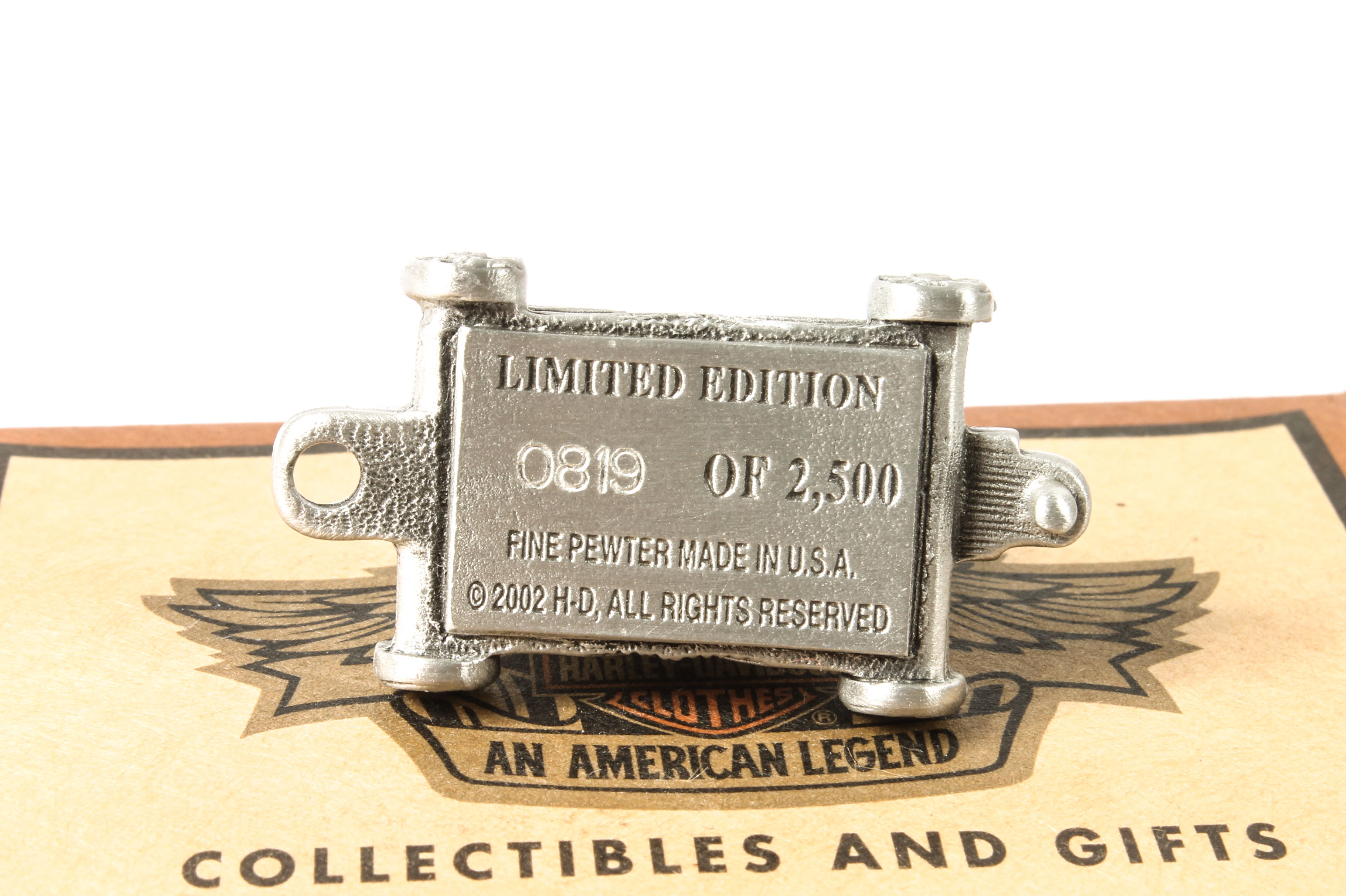 Harley-Davidson Pewter Train Miniatures