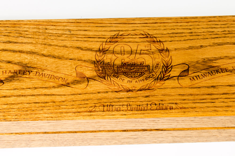 Harley-Davidson 85th Anniversary Knife with Mastodon Ivory Handle by Buck Knives