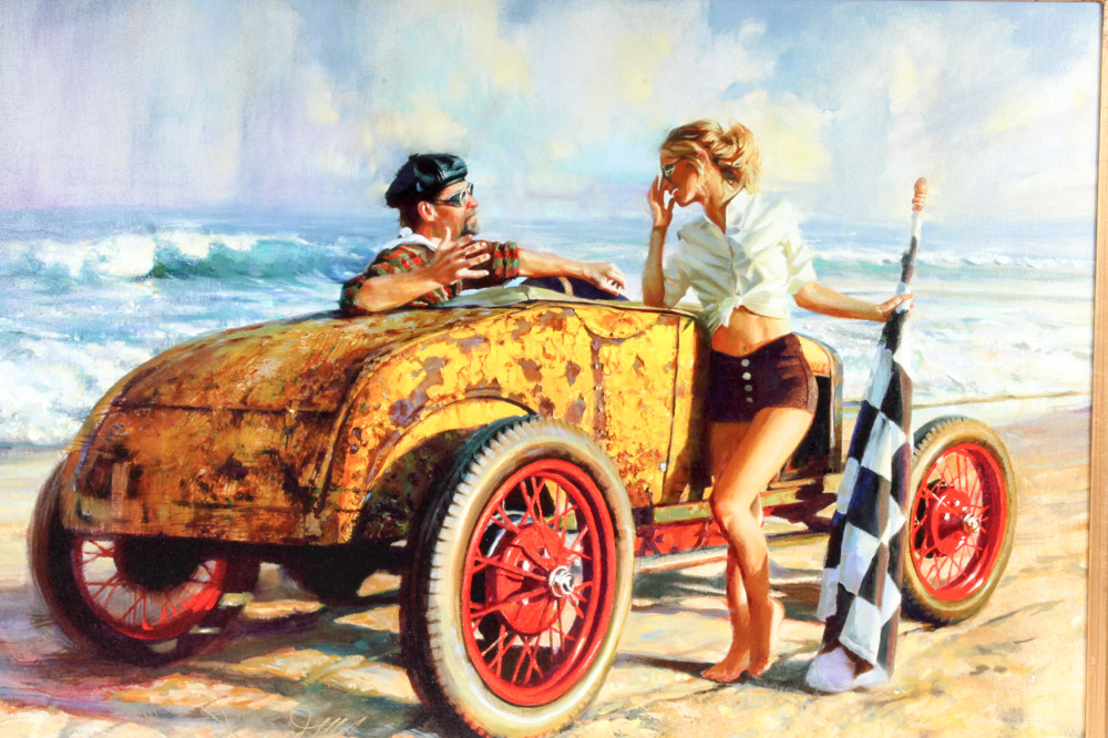David Uhl Limited Edition Giclee "Winner Takes All"