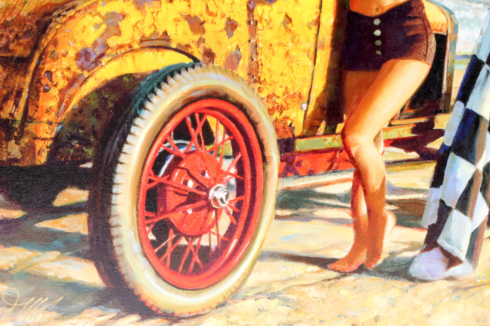 David Uhl Limited Edition Giclee "Winner Takes All"