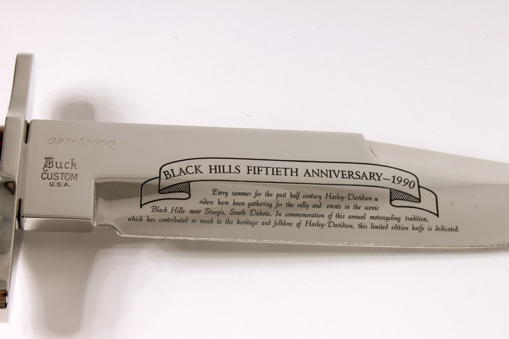 Harley-Davidson Black Hills Commemorative Knife by Buck