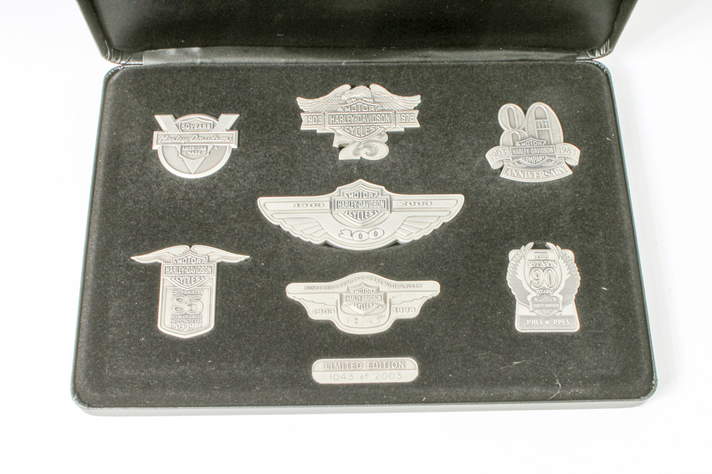 Nickel Silver Harley-Davidson Medallions